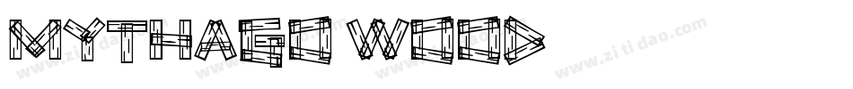 Mythago Wood字体转换
